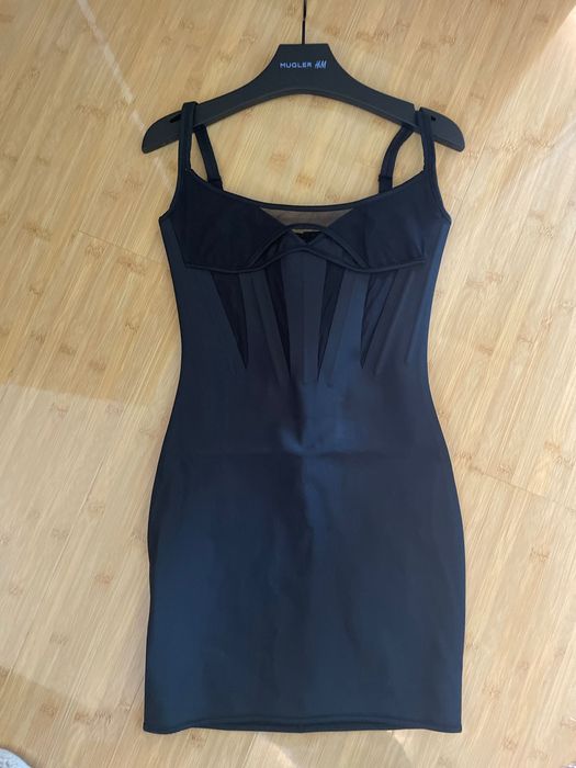 Mugler X Adidas rochie mini