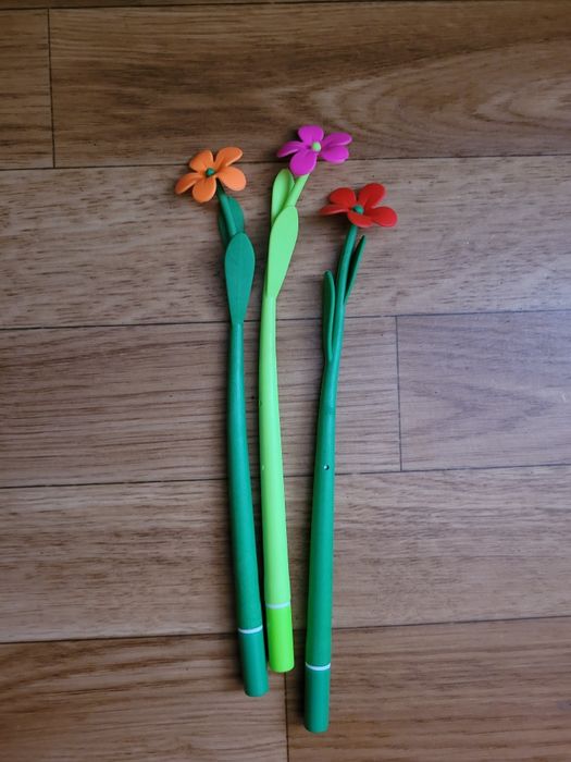 Ручки шариковые Цветы