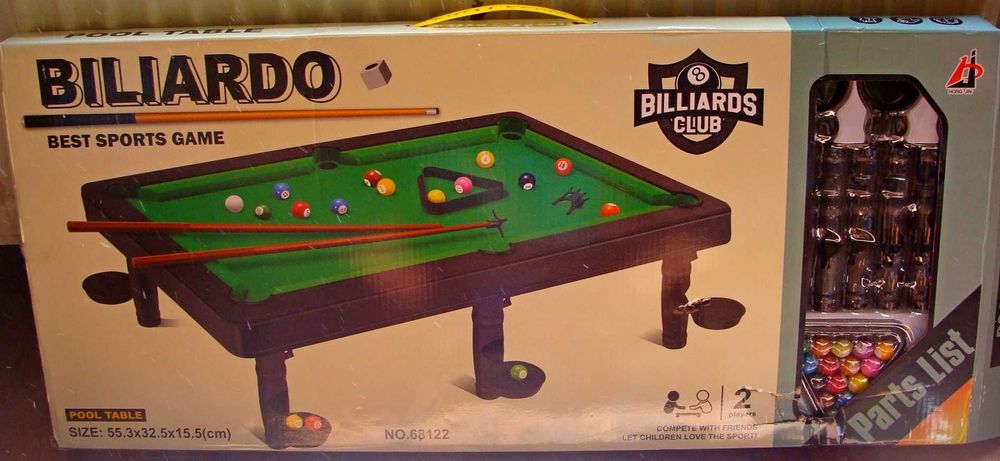 Детски билярд 55 x 32 x 15,5 см, Настолна "Доббъл", MINDMAZE базовa