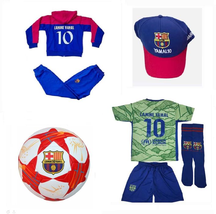 Детска Екипировка Cristaino Ronaldo 25/26 от 4 до 16г Реал Мадрид Син