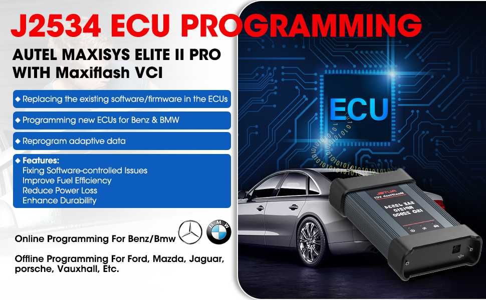 Tester Auto Profesional Autel MaxiSYS EliteII PRO 2 ani update + SGW