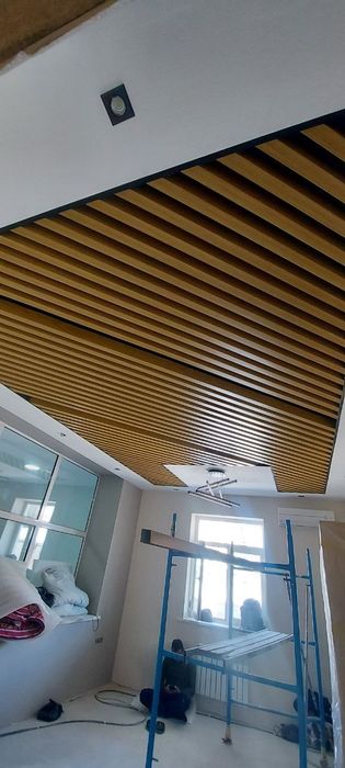 Potolok reychni reyka потолок Реечни рейка Грильято Армстронг(7)