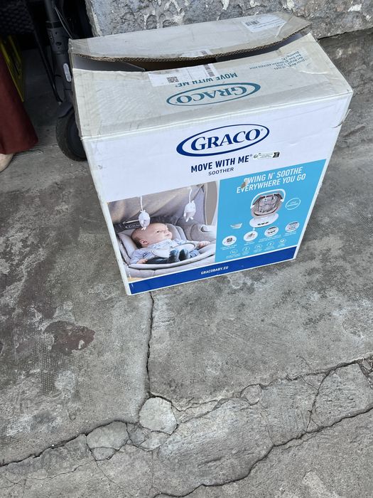 Leagăn Graco Move With Me Soother – nou( nu a fost folosit), complet, cu cutie
