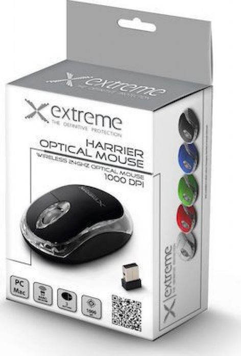 Безжична оптична мишка, 30 черна