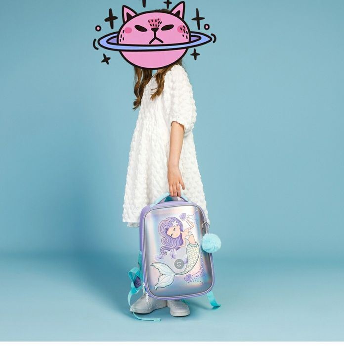 Рюкзак Grizzly  для девочки русалка