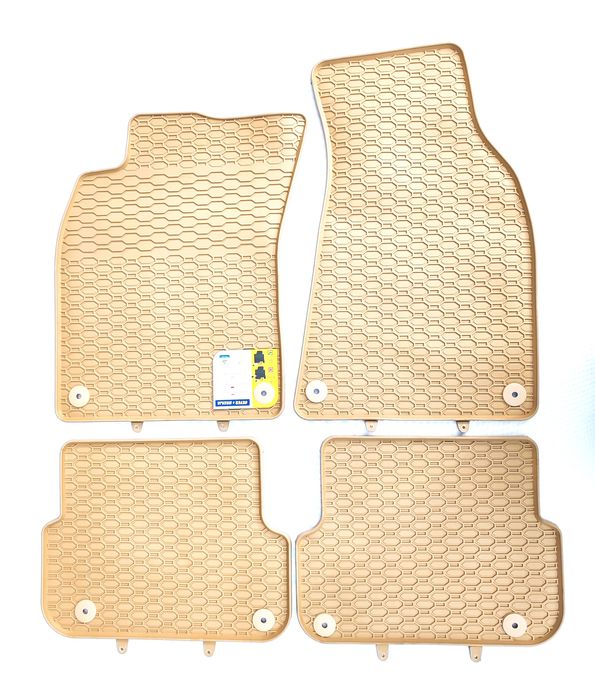 Covorase cauciuc Bej pentru Audi A4 B6/B7 sedan/kombi