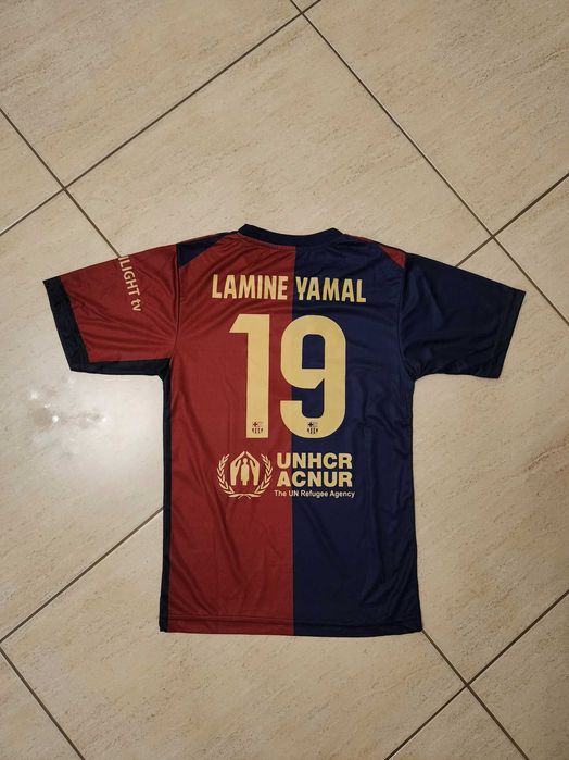 ПРОМО екип с топка Ямин Ямал Barcelona 2024 ново yamine Yamal