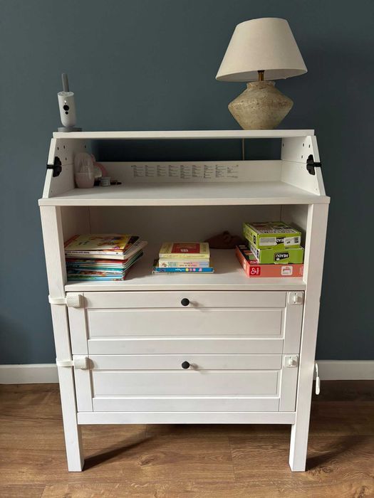 Set IKEA SUNDVIK Pătuț pentru bebeluși + Masă înfășat