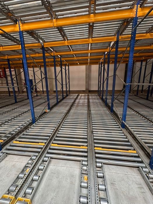 Sistem de role interrol  pe stoc  + rafturi