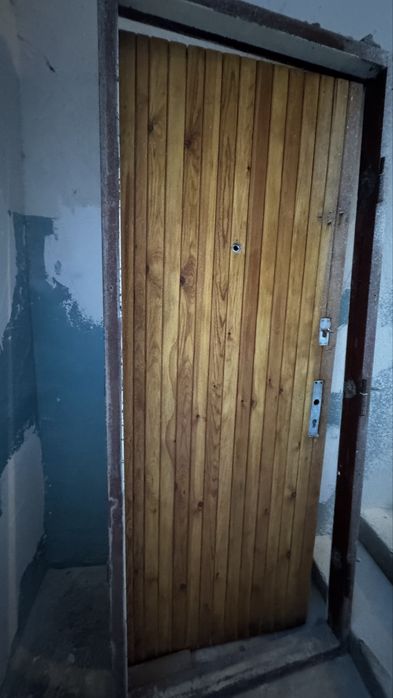 Продается Вдодная дверь с деревянными вставками