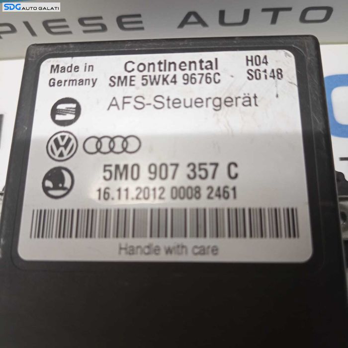 Unitate Modul Calculator Lumini Skoda Octavia 2 2004 - 2013 Cod 5M0907357C [L3334]