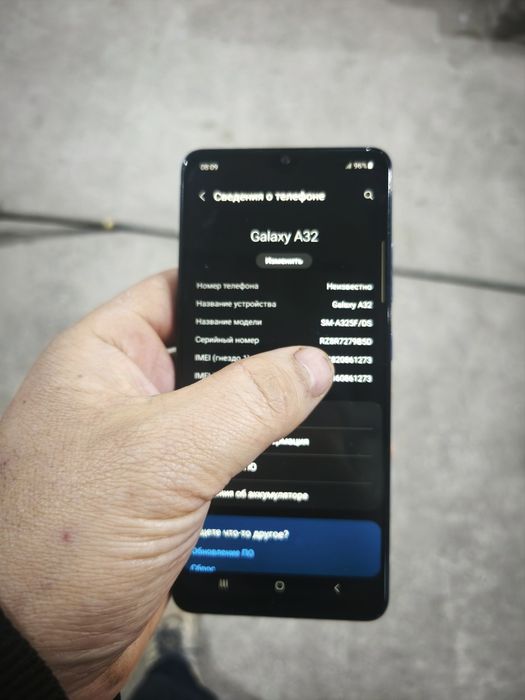 Samsung a32 sotiladi 128 xotira