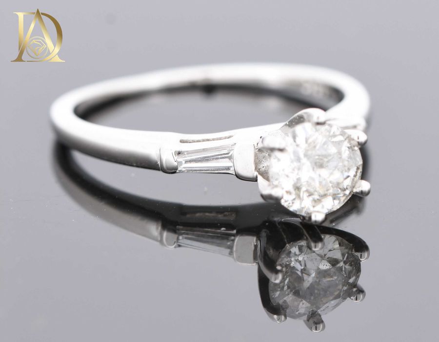 Винтидж Златен Пръстен с 0.63кт Естествени Диаманти