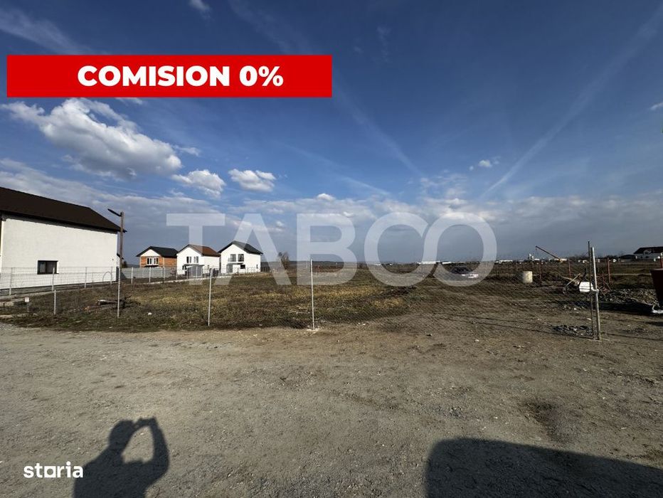 COMISION 0 Teren intravilan de 501 mp PUZ si utilitati Sura Mica Sibiu