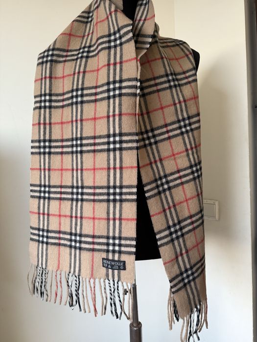Fular Burberry print , 100% lâna,stare impecabila