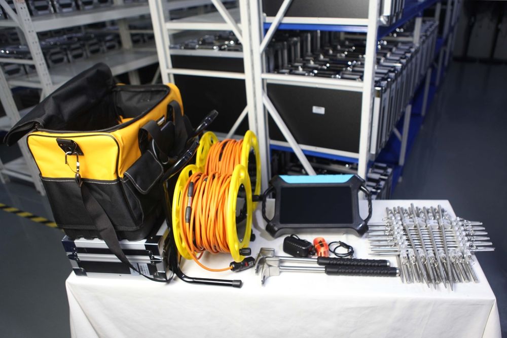 Detectare/scanare/detectie apa în vederea efectuării unui foraj