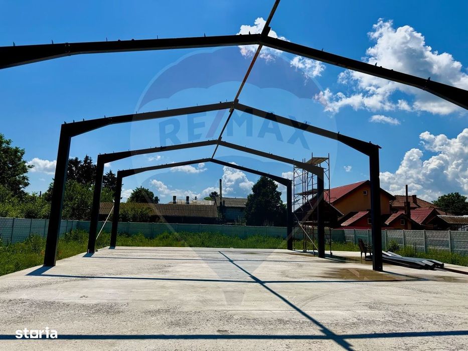 Oportunitate investițională Hală 486 mp, teren 1000 mp, Moara Vlasiei
