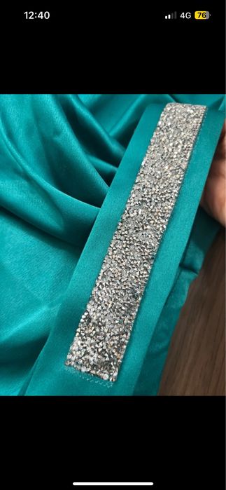 Rochie eleganta culoarea turcoaz