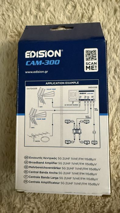 Amplificator semnal dvb-t si FM Televes Cam 300 nou sigilat