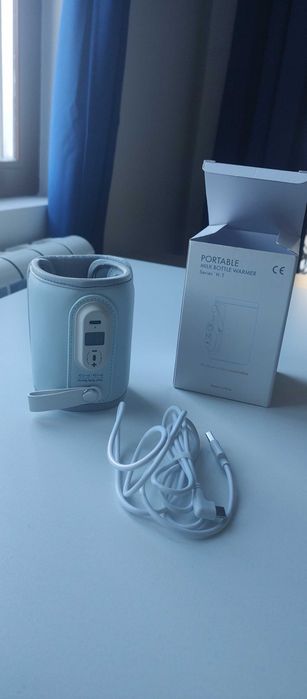 Преносим USB нагревател за бебешки шишета - като нов!