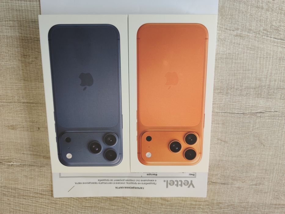 Налични! Apple iPhone 17 Pro Max 256GB Orange Blue 3г. Гаранция!