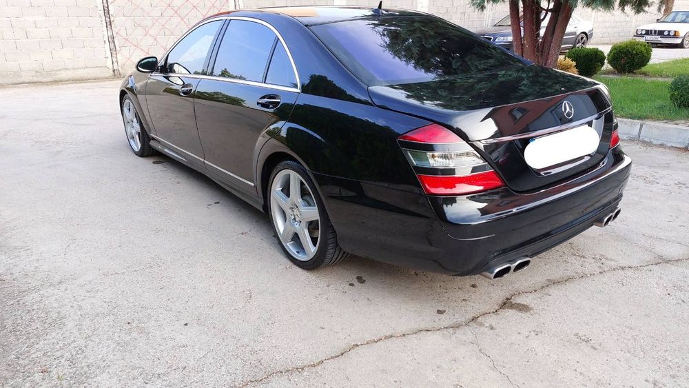 Мерцедес S 500 4matic long, дист,нощно,обдухване,масаж
