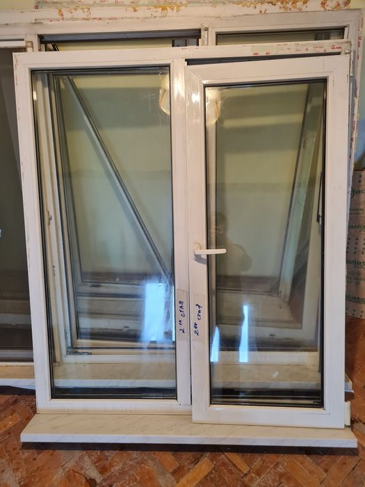 Продавам 4 броя прозорци, ПВЦ дограма КВЕ, австрийска
