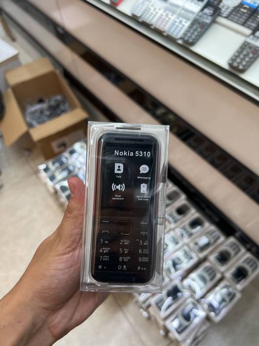 Yangi tugmali telefon Nokia 5310 – Musiqa uchun, 2 SIM, internetsiz