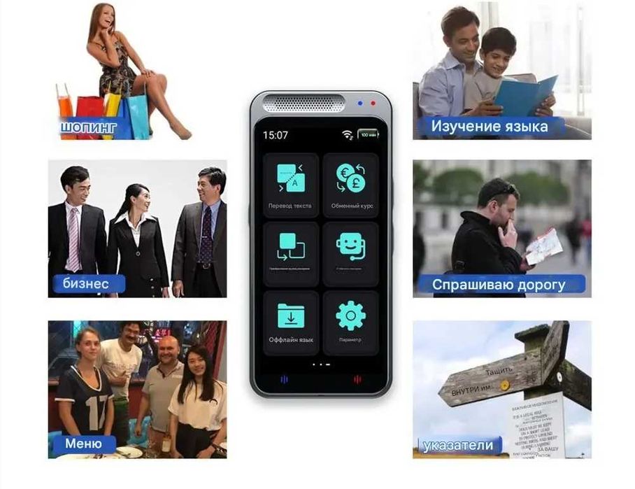 Карманный голосовой и фото переводчик Vormor Z6