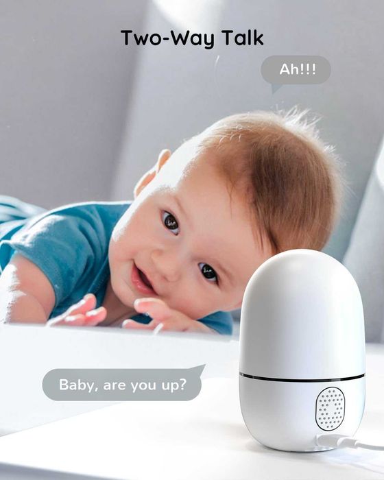 VIRTAVO XD1 Вътрешна охранителна WiFi камера, без изискване за абонамент