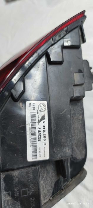 заден десен стоп за Супърб L&K -2020г