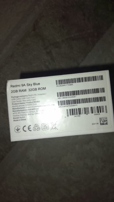 Редми 9а каробка бар