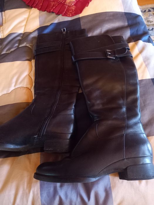 Cizme lungi  Ecco  piele