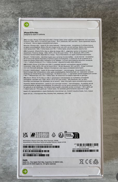 iPone 15 pro max 256g
