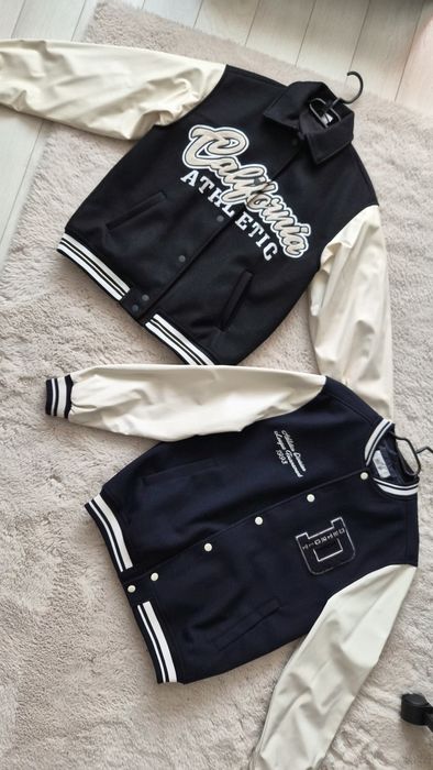 Нови! Якета с кожени ръкави (тип бейзболно) H&m 12-13 год.