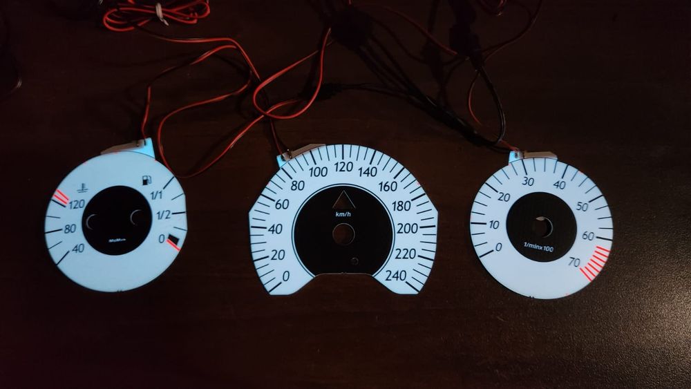 W202 AMG шкалы оптитрон щиток