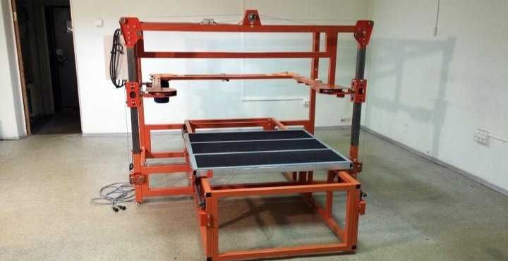 ЧПУ Станок для резки поролона, мин ваты, итд. Производство Россия.