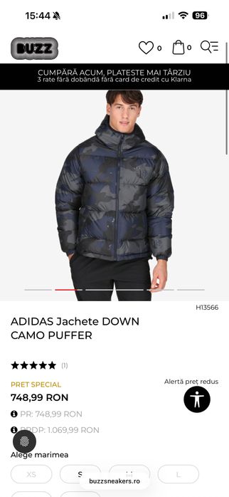 ADIDAS Jachete down camo puffer NOU