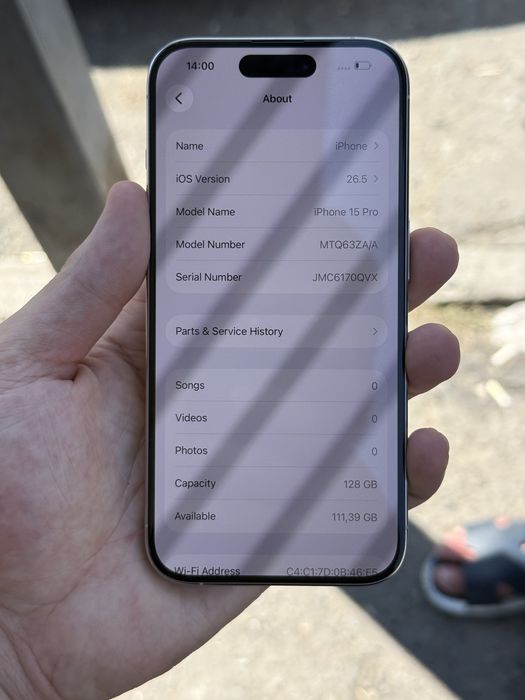 Iphone 15 pro 128gb ZAA ideal