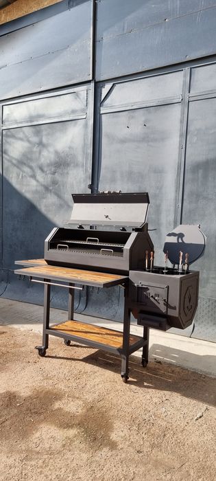 Смокер-мангал-очаг-гриль-коптильня PRO-130. Заводское качество!