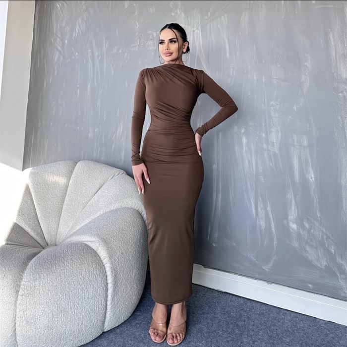 Платье с драпировкой