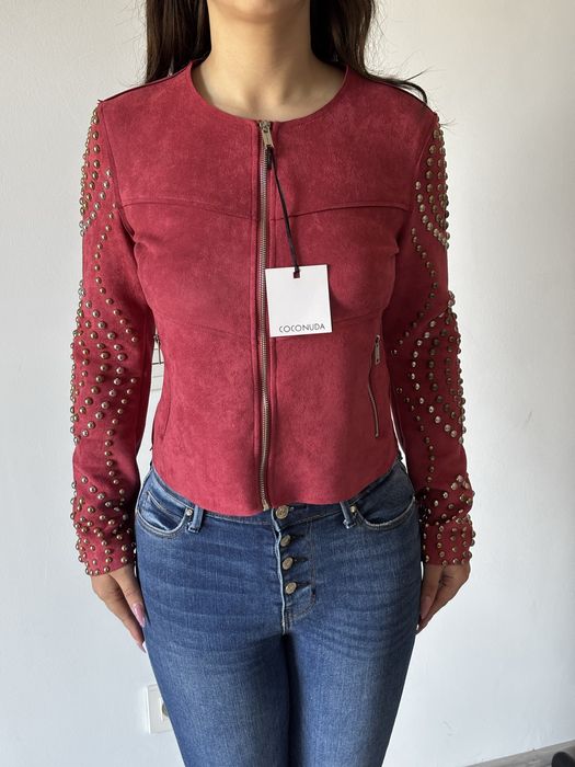 Jacheta  burgundy Coconuda noua cu eticheta