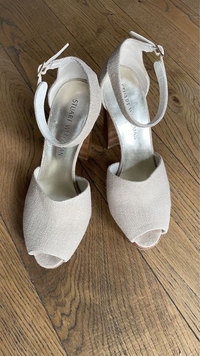 stuart weitzman сандали на платформа