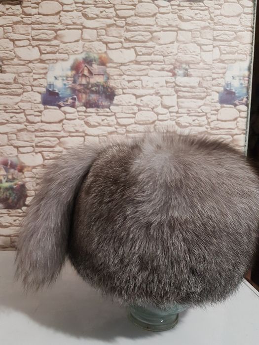 Шапка зимняя чернобурка