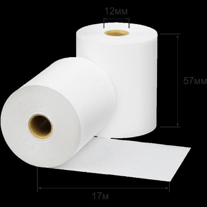 Чековая лента термобумага