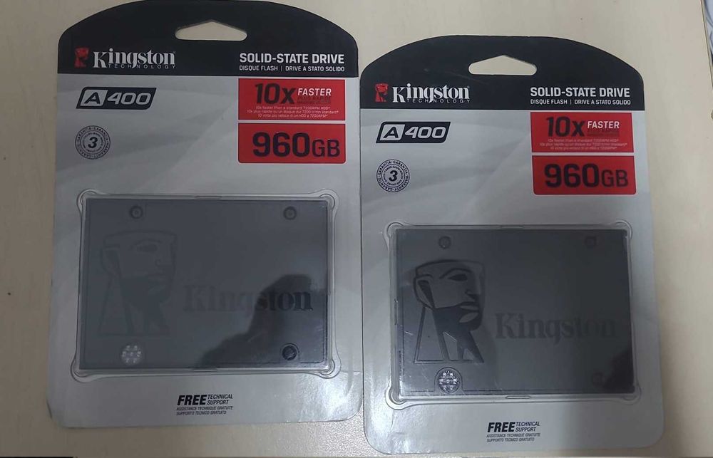 SSD WD Blue 3D NAND  de 1TB SATA-III / Kingston A400 de 960GB