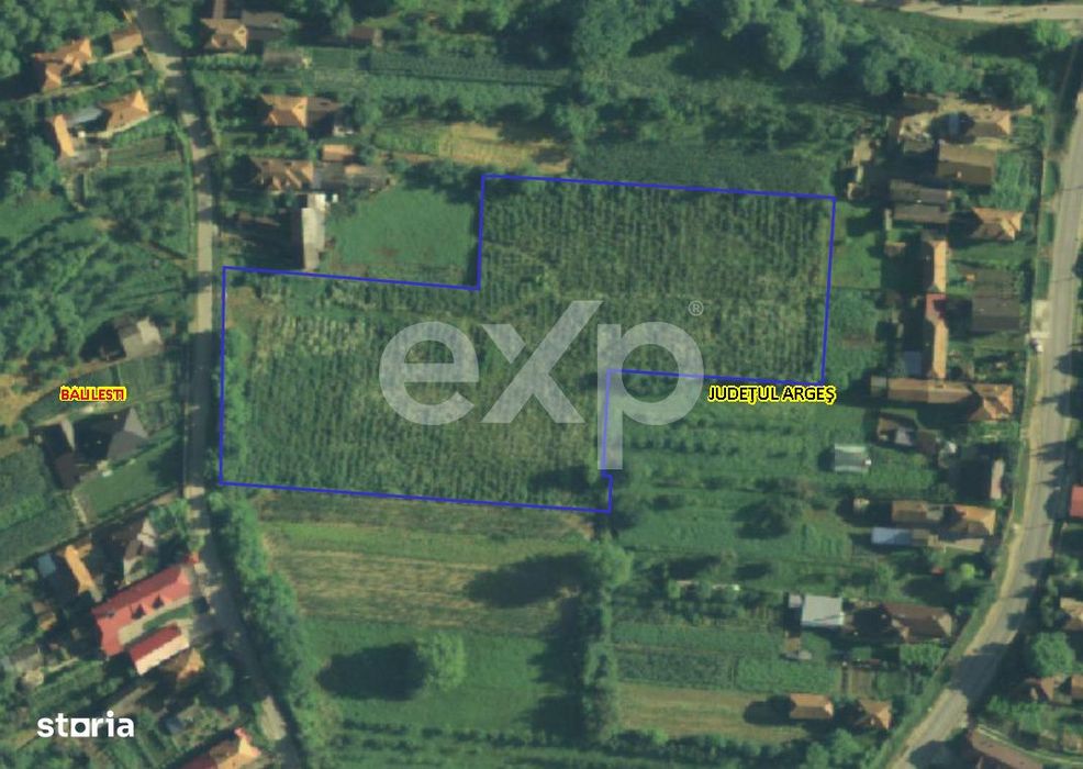 Teren la tara intravilan Bajesti, Balilesti, Arges | 9.464 mp | 7 euro