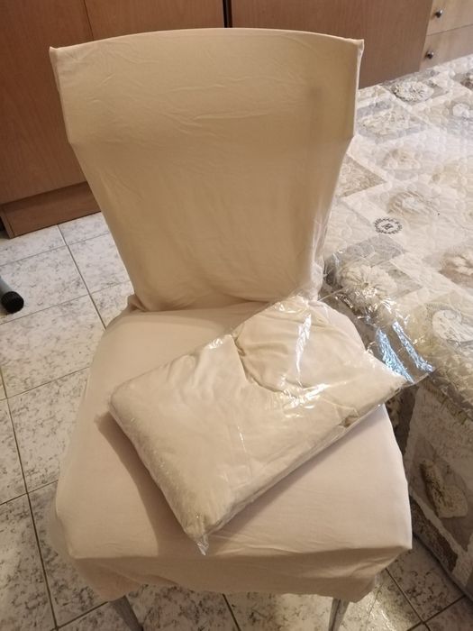 Нови калъфки за столове., 8 броя за 36 лв.