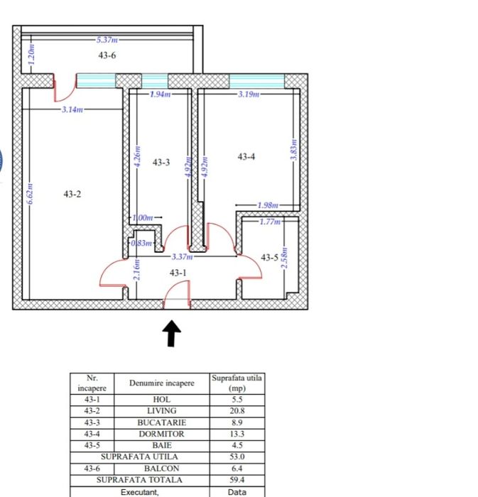 Inchiriez apartament 2 camere Aparatorii Patriei
