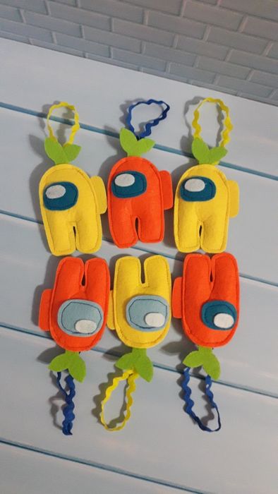 Развивающие игрушки из фетра для малышей